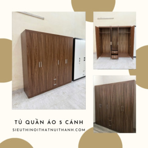 tủ quần áo 5 cánh