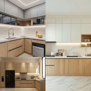 Tủ bếp gỗ MDF lõi xanh chống ẩm (1)