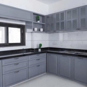 Tủ bếp nhôm kính cao cấp – Chống nước, chống mối mọt